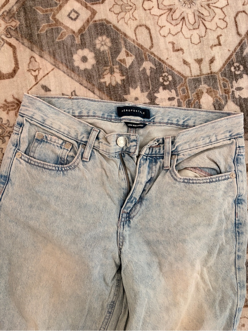 Aeropostale Light Blue High Rise Women's Jeans